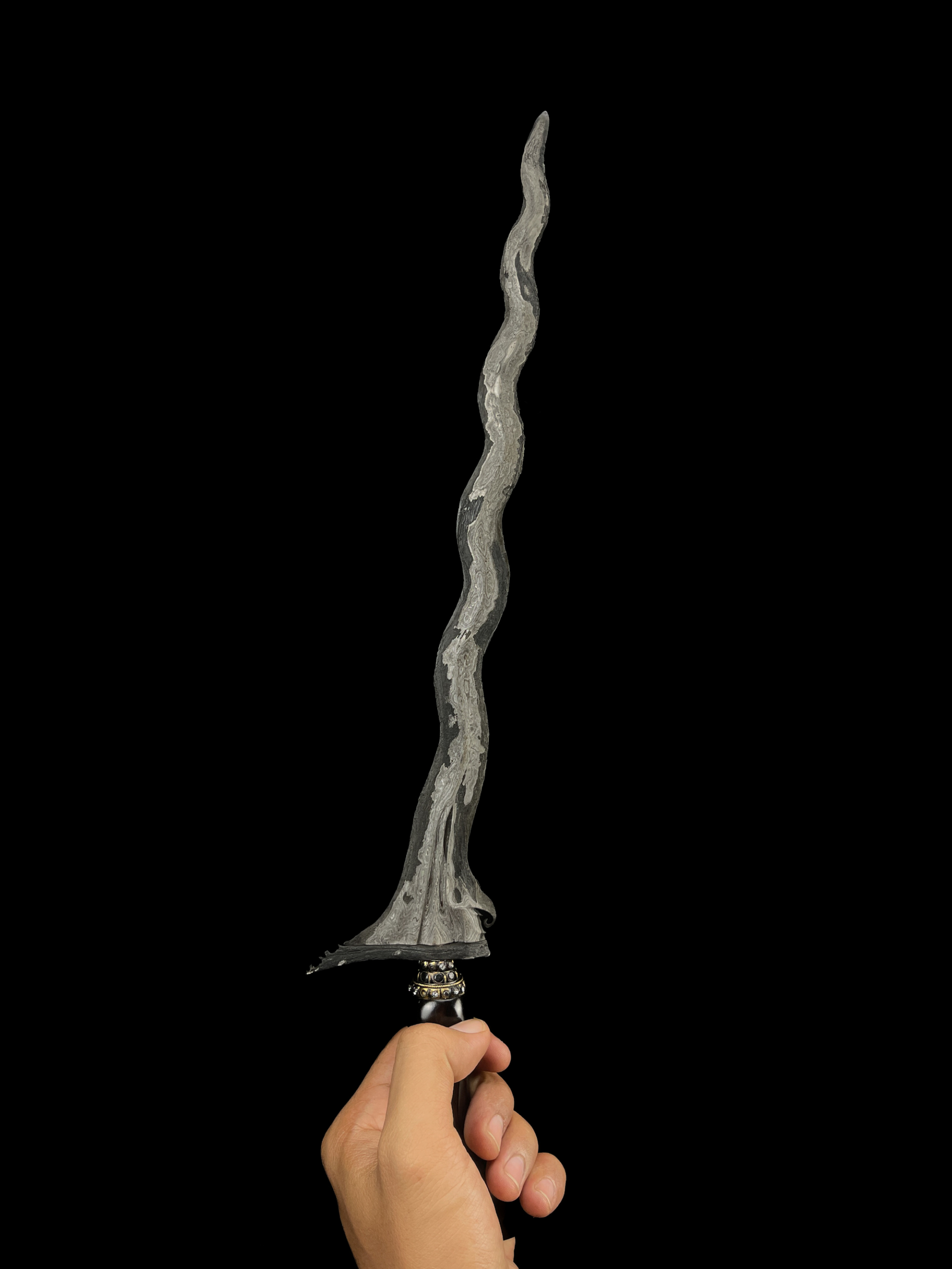 Keris Sabuk Inten Mataram Senopaten Pamor Meteorit Akhodiyat