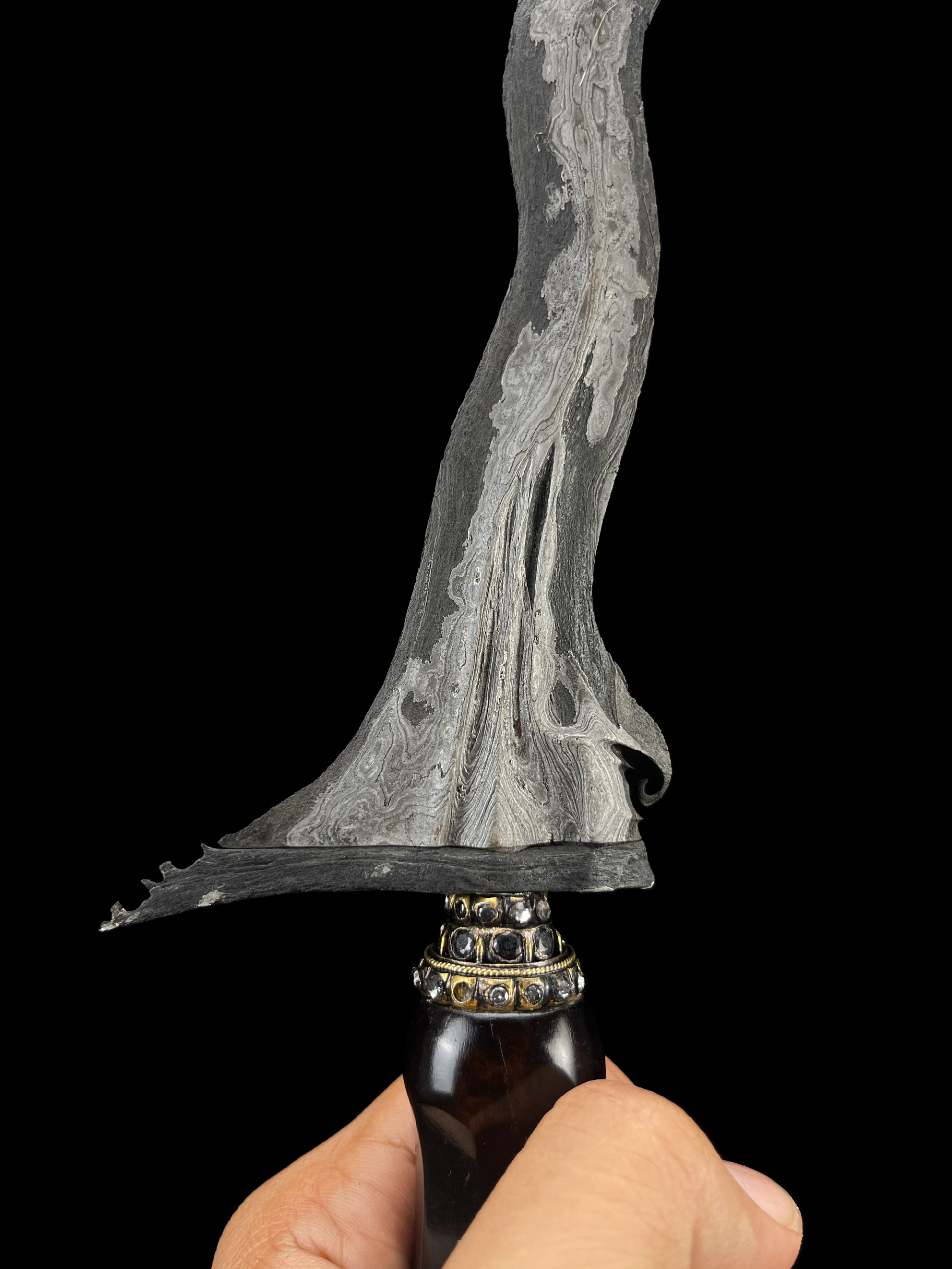 Keris Sabuk Inten Mataram Senopaten Pamor Meteorit Akhodiyat