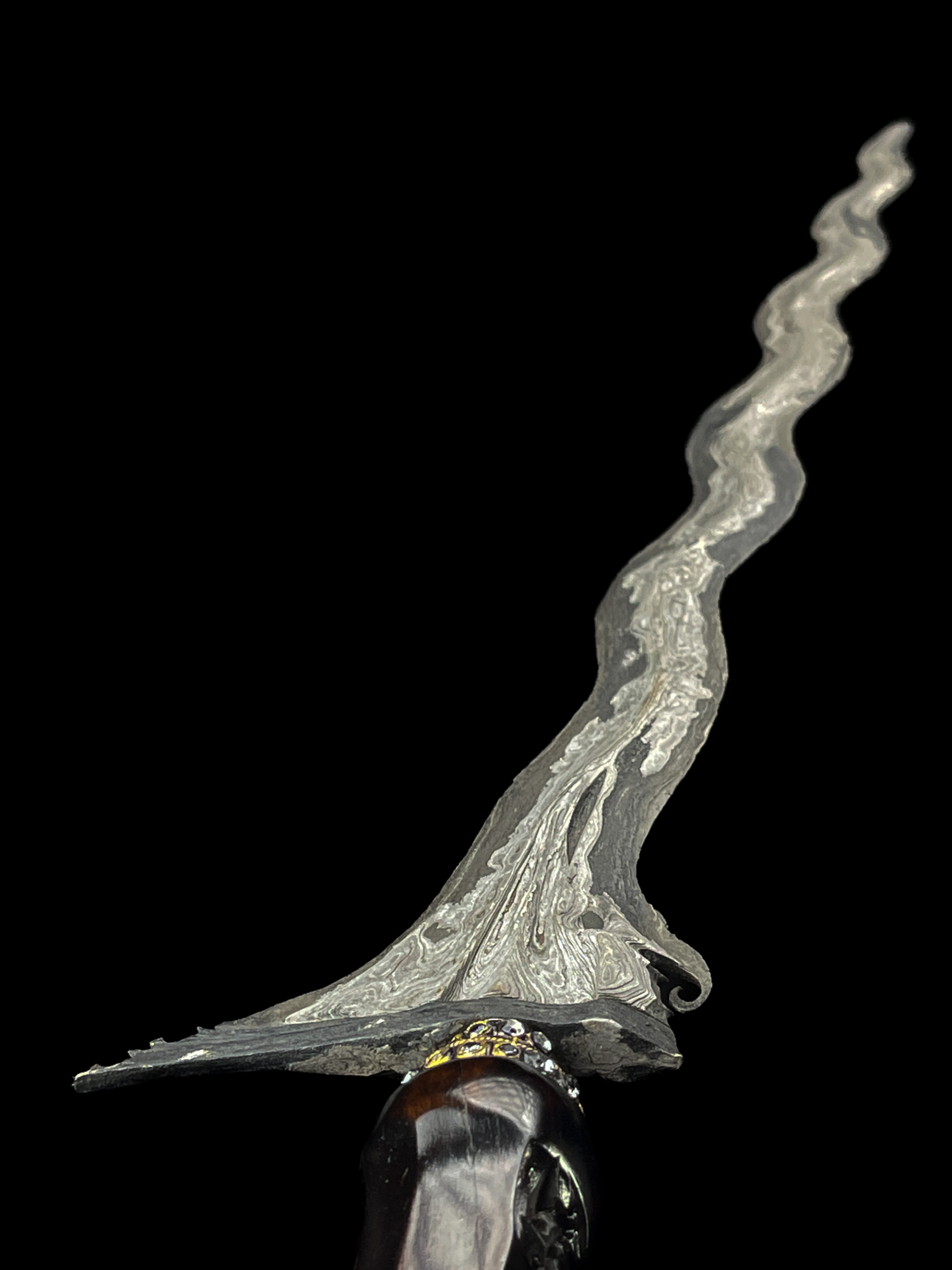 Keris Sabuk Inten Mataram Senopaten Pamor Meteorit Akhodiyat