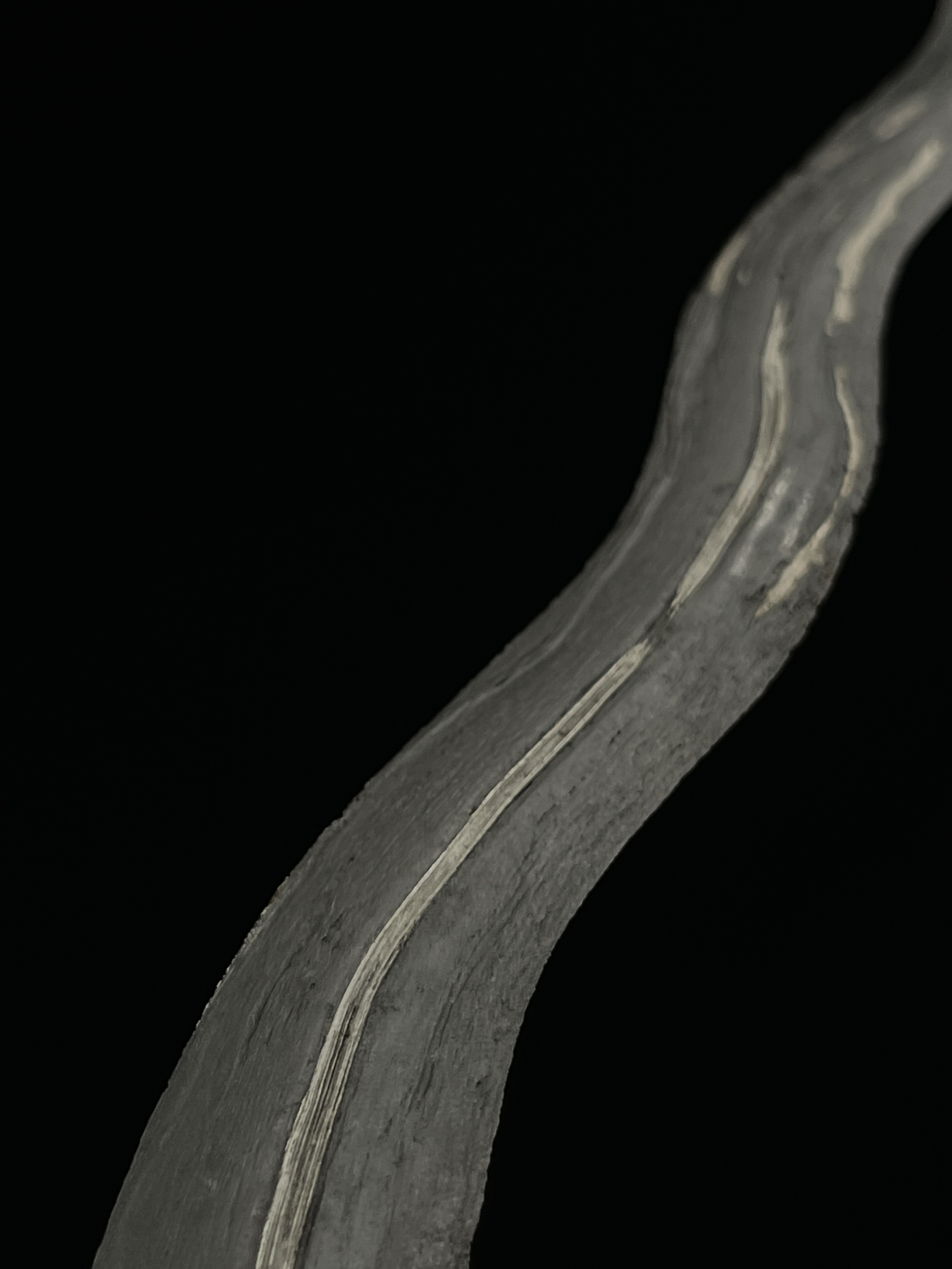 Keris Majapahit Carang Soka Pamor Lar Gangsir Tejo Kinurung