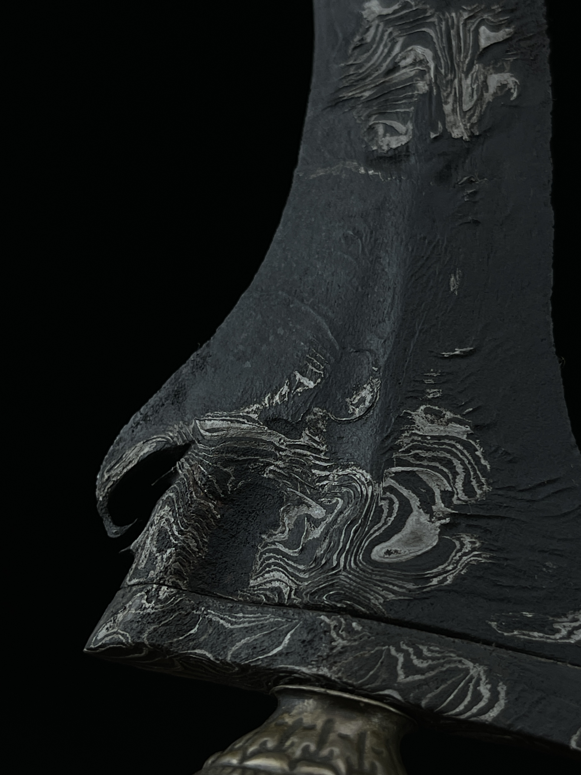 Keris Majapahit Carang Soka Pamor Lar Gangsir Tejo Kinurung