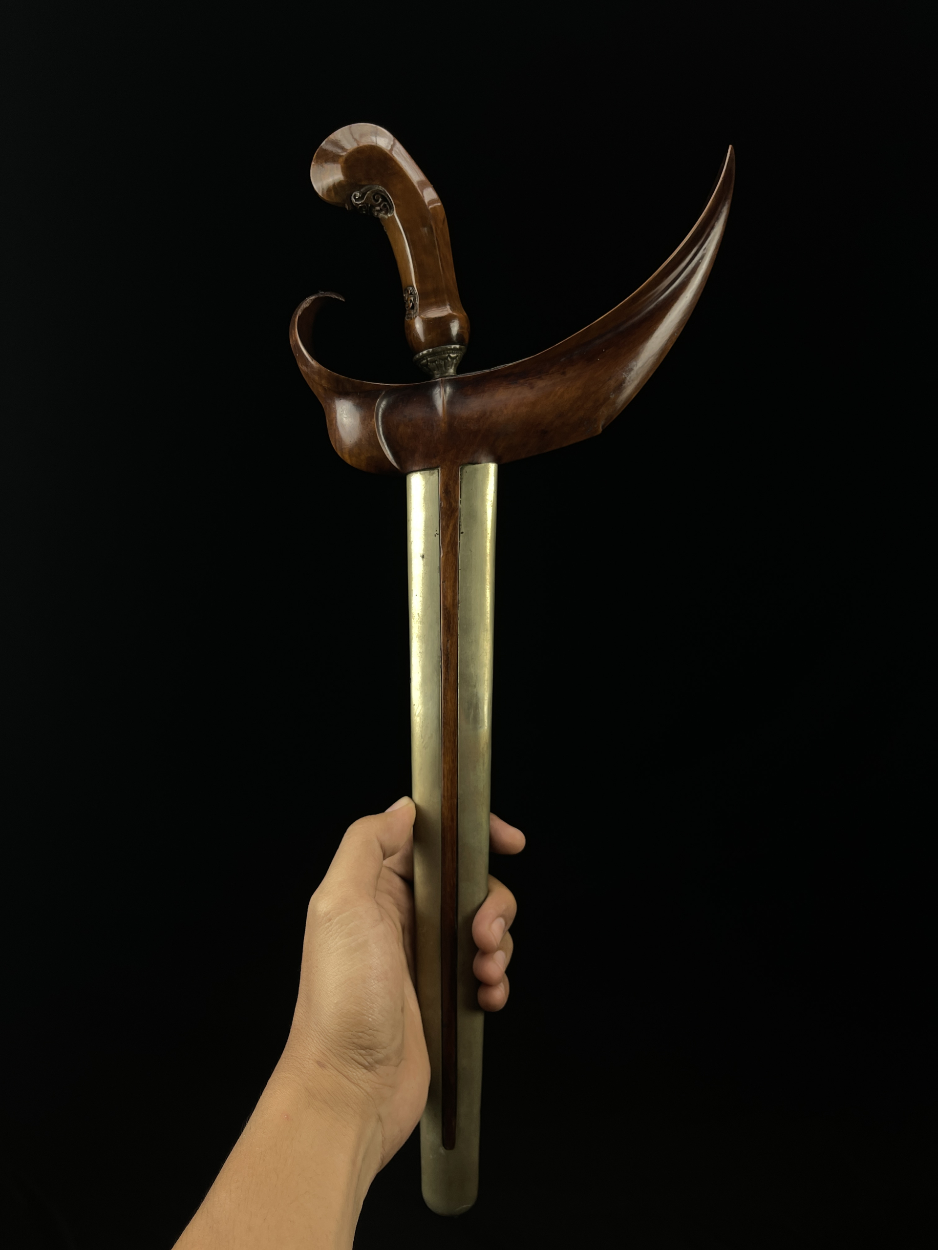 Keris Majapahit Carang Soka Pamor Lar Gangsir Tejo Kinurung