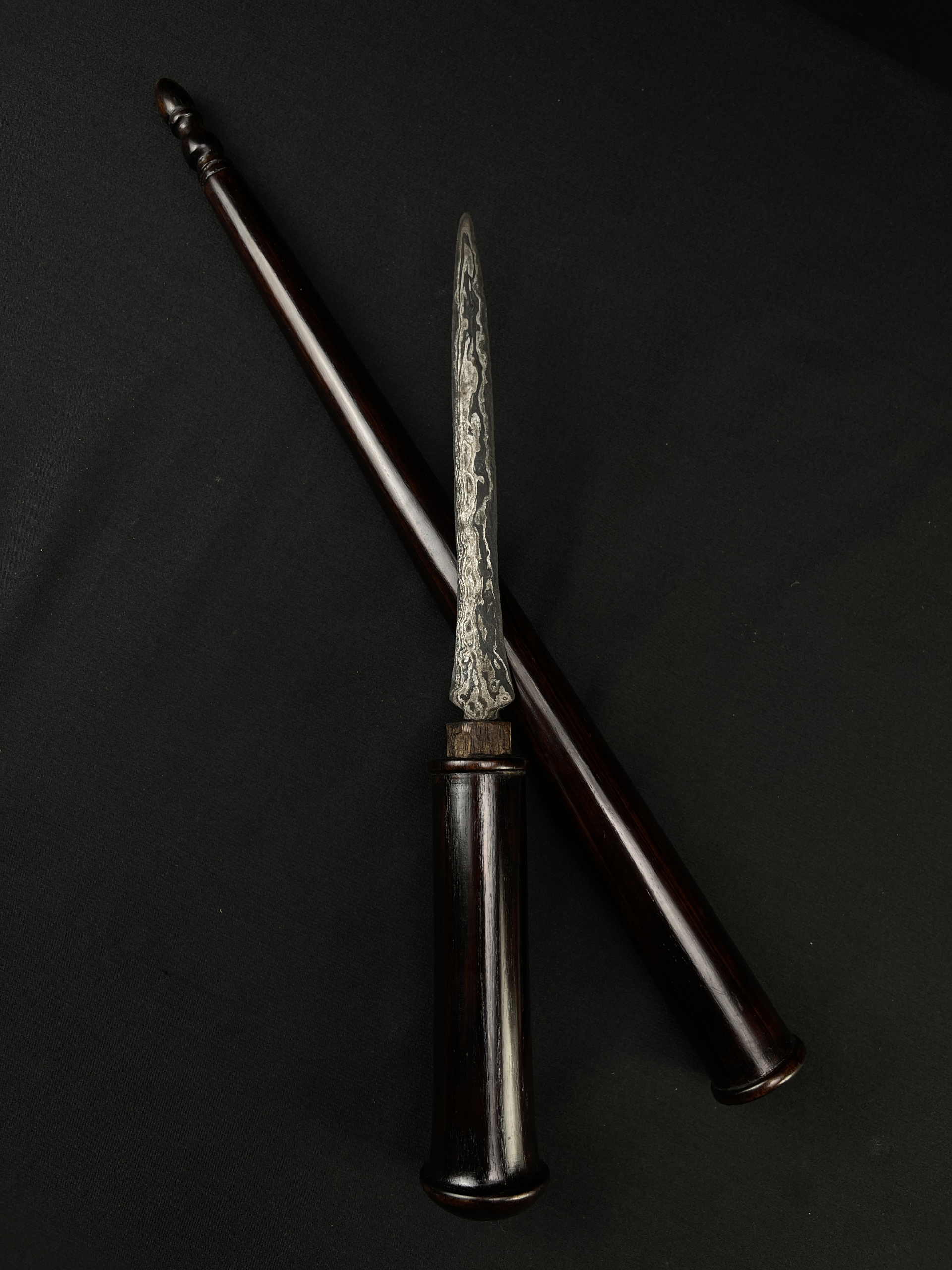 Tongkat Komando Isi Tombak Biring Jaler Sepuh