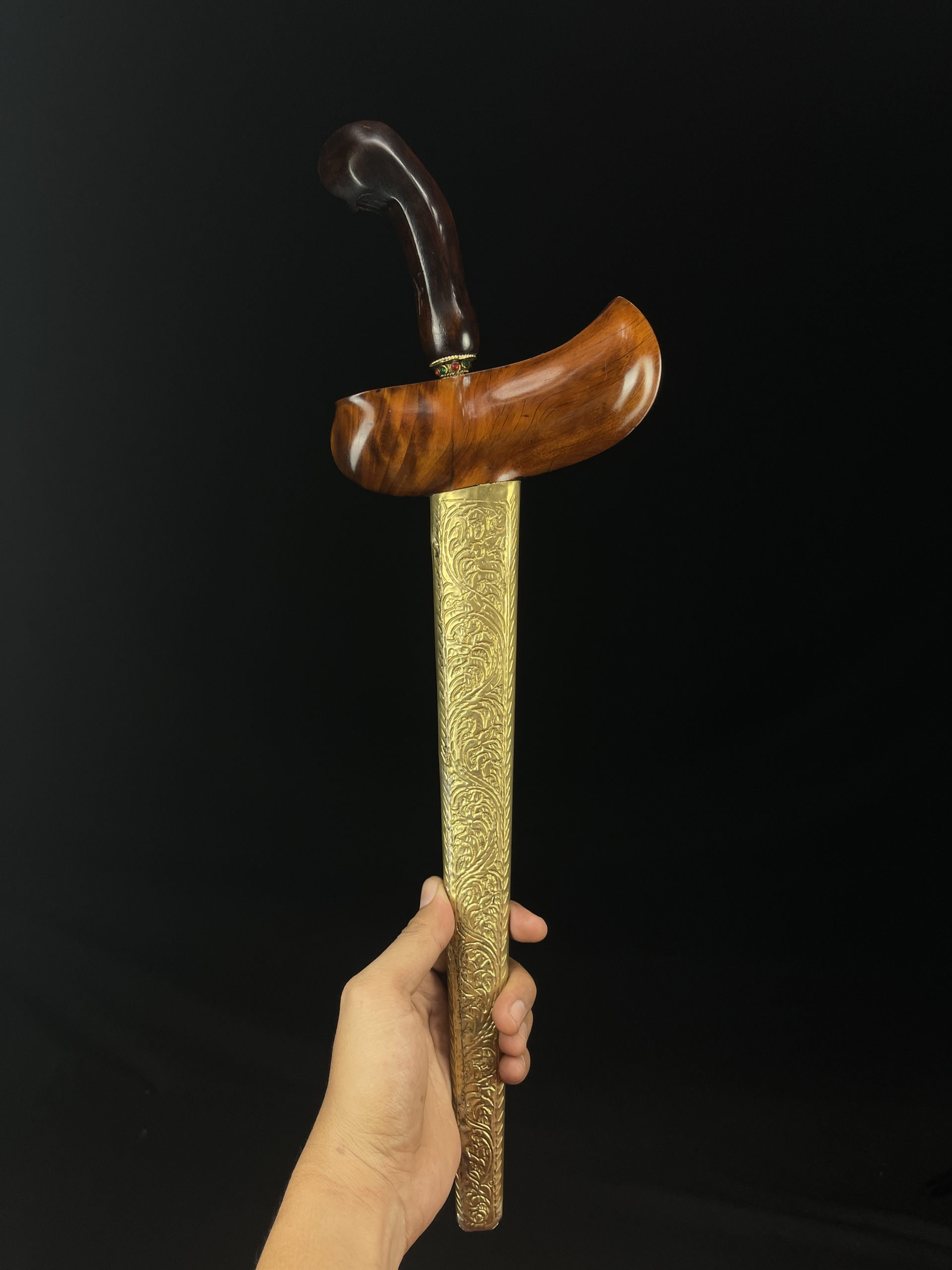 Keris Brojol Pamor Keleng Tangguh Pajajaran Sepuh