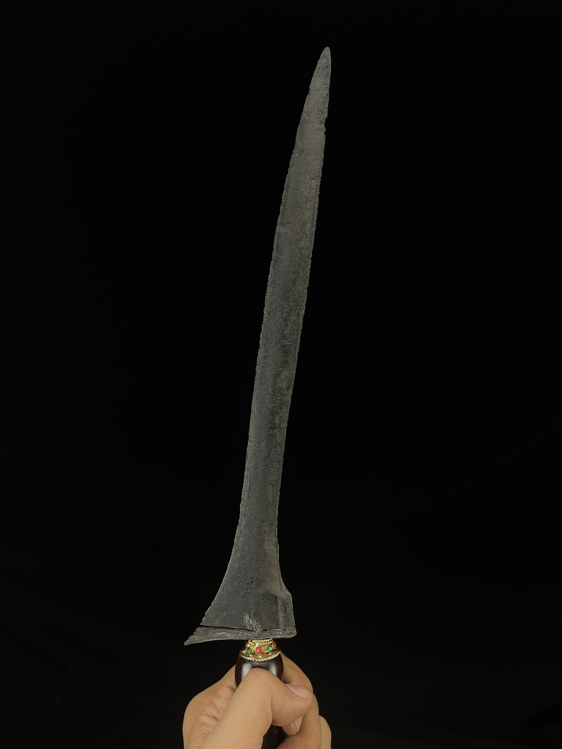 Keris Brojol Pamor Keleng Tangguh Pajajaran Sepuh