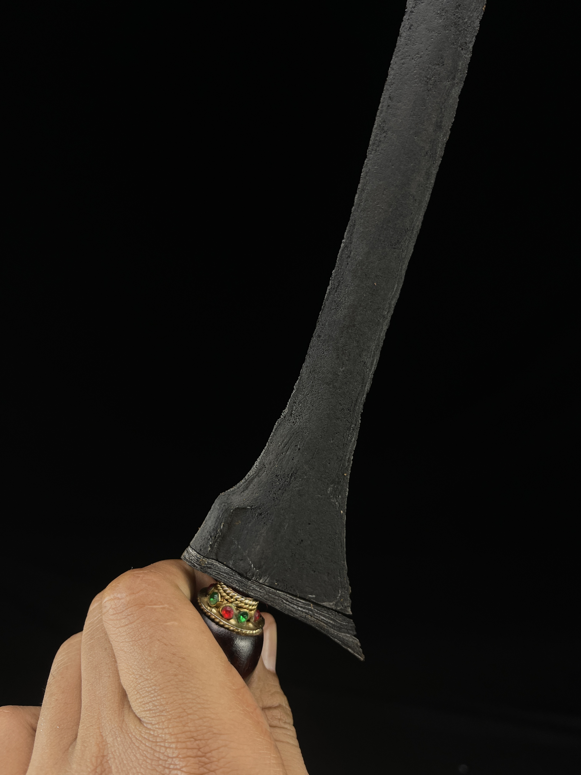 Keris Brojol Pamor Keleng Tangguh Pajajaran Sepuh