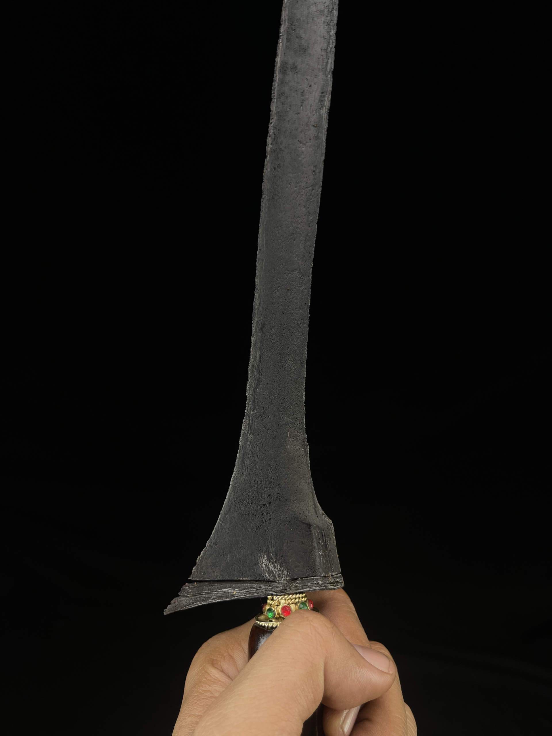 Keris Brojol Pamor Keleng Tangguh Pajajaran Sepuh