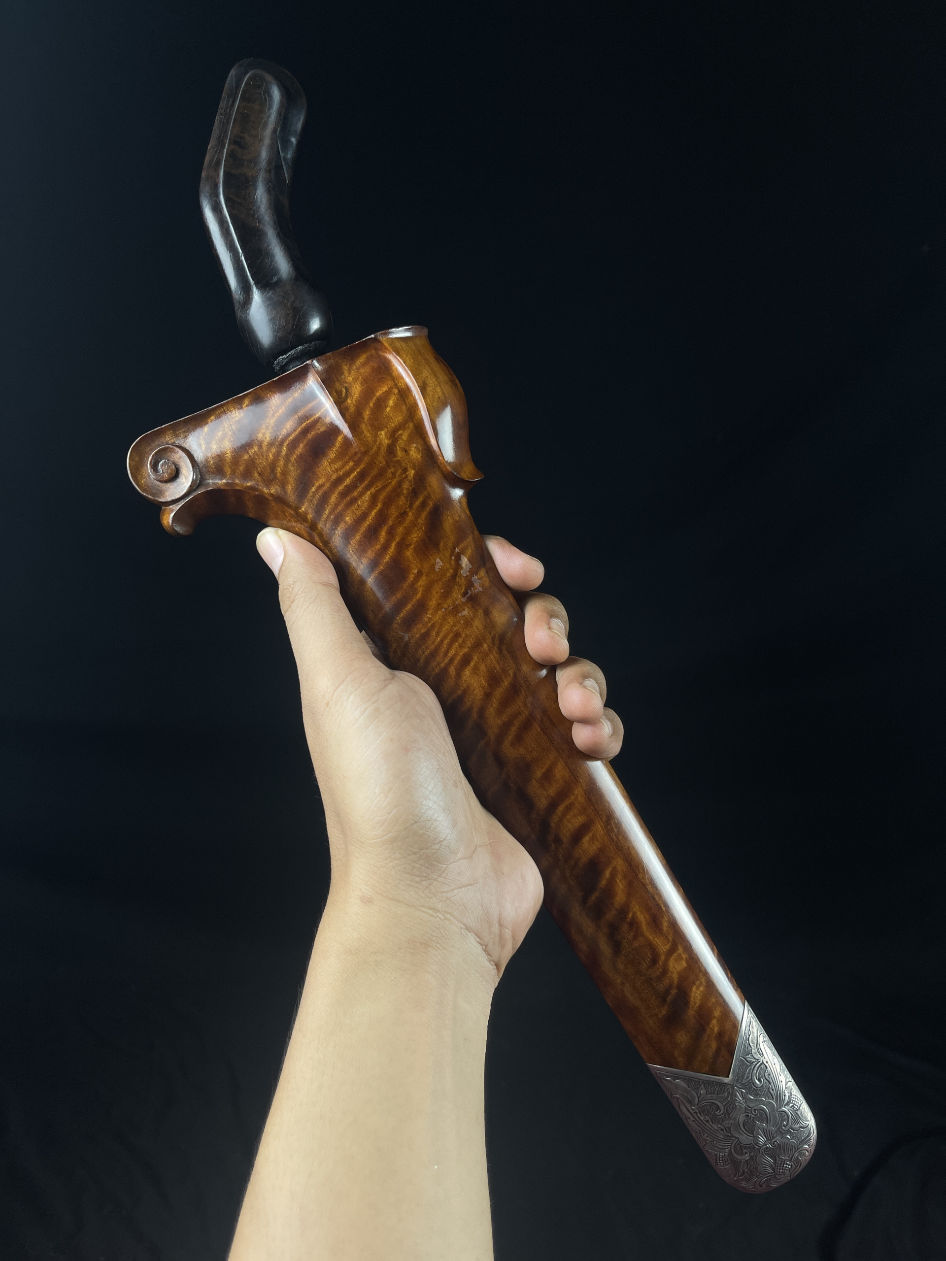Keris Jalak Budha Singhasari Original Pusaka Tindih