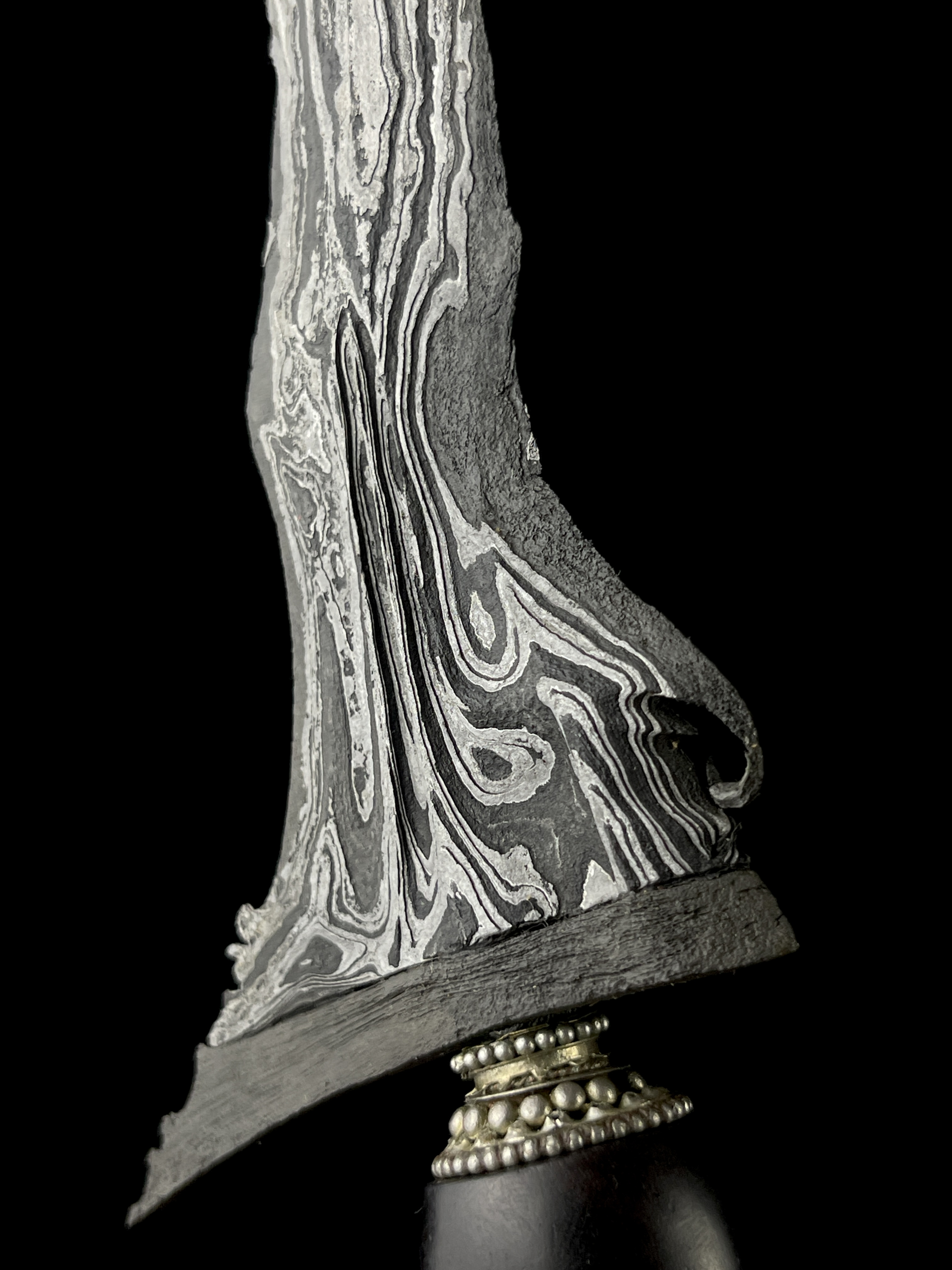 Keris Pudhak Panimbal Luk 9 Pamor Wengkon Isen
