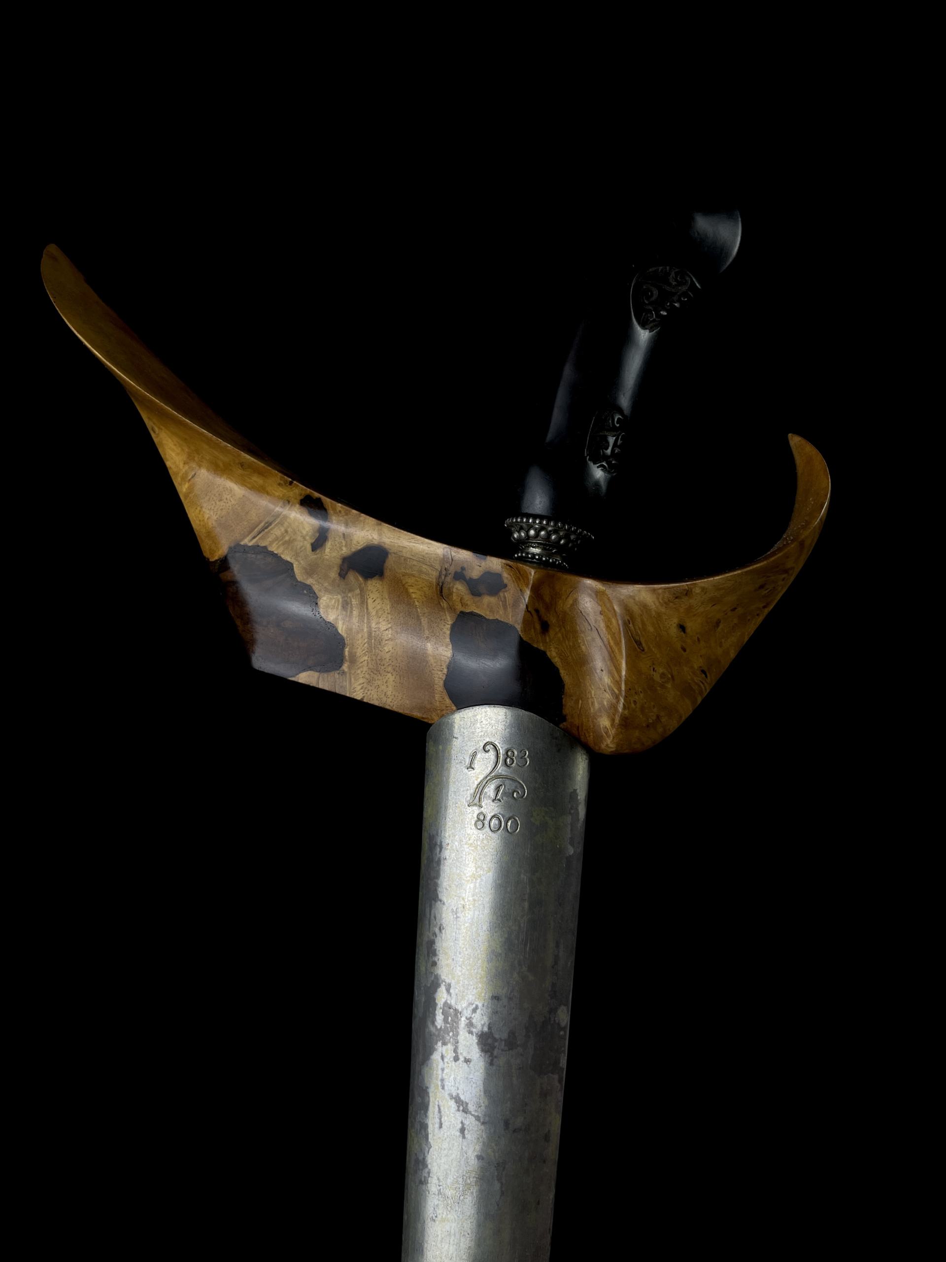 Keris Pudhak Panimbal Luk 9 Pamor Wengkon Isen