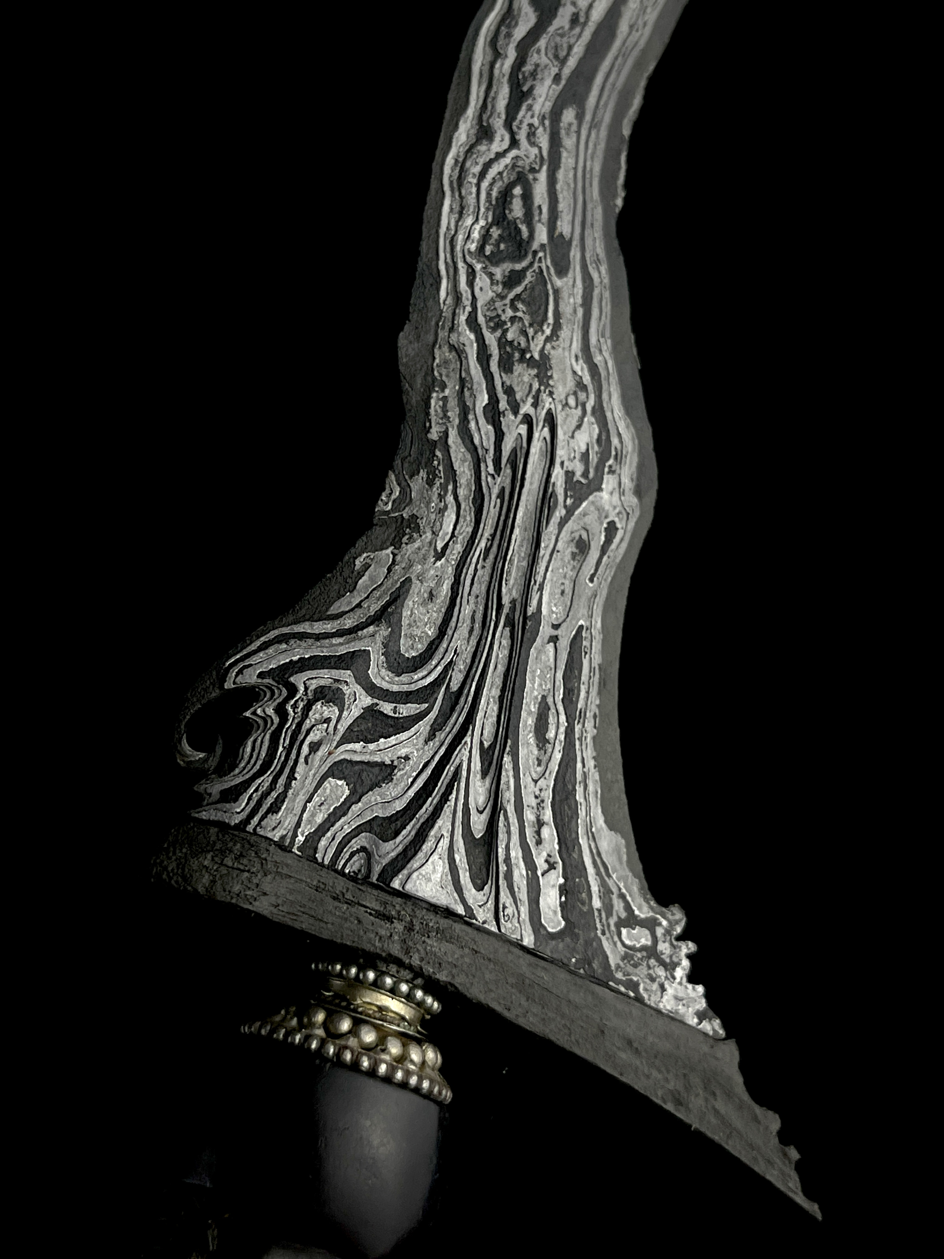 Keris Pudhak Panimbal Luk 9 Pamor Wengkon Isen