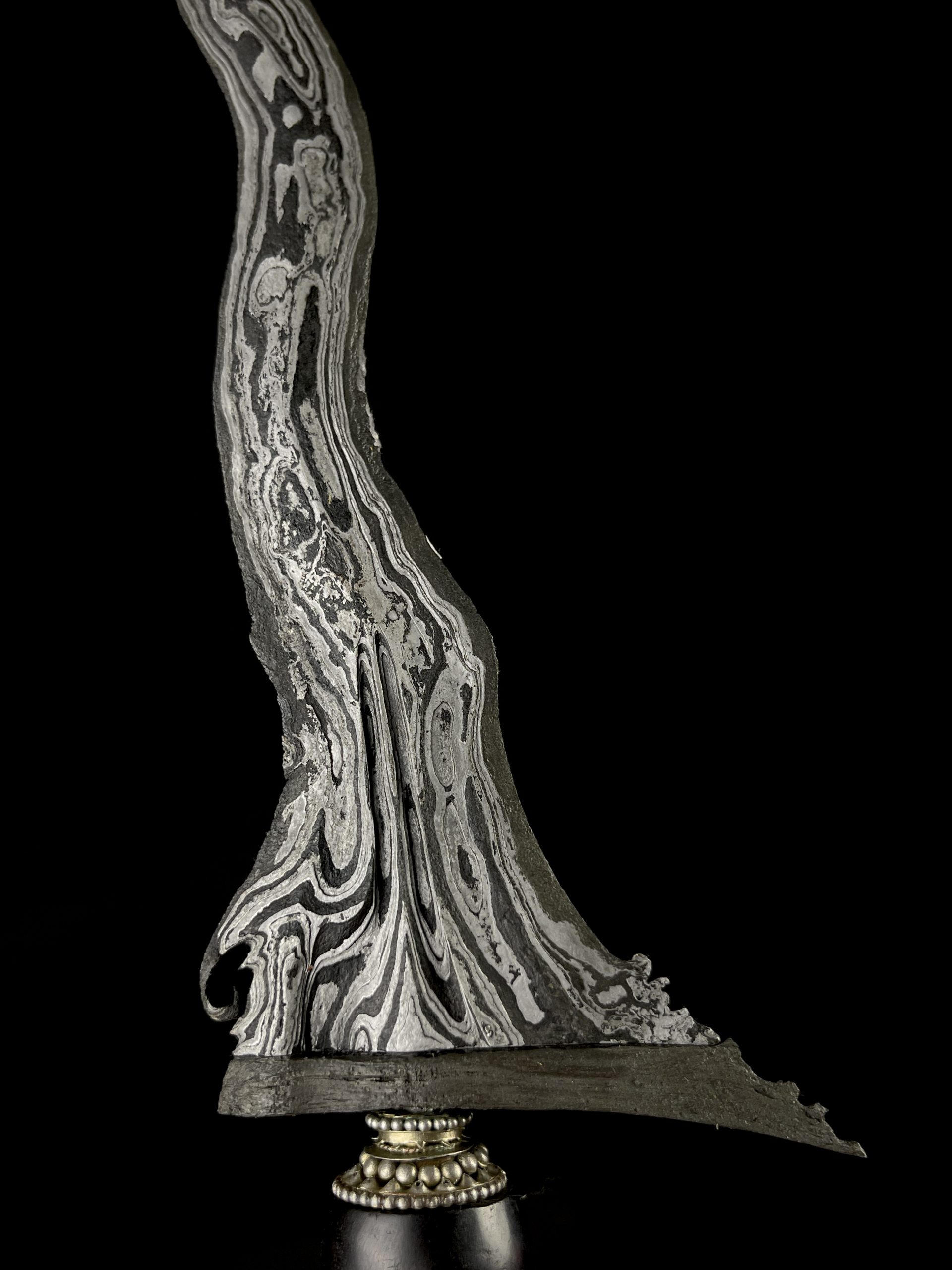 Keris Pudhak Panimbal Luk 9 Pamor Wengkon Isen