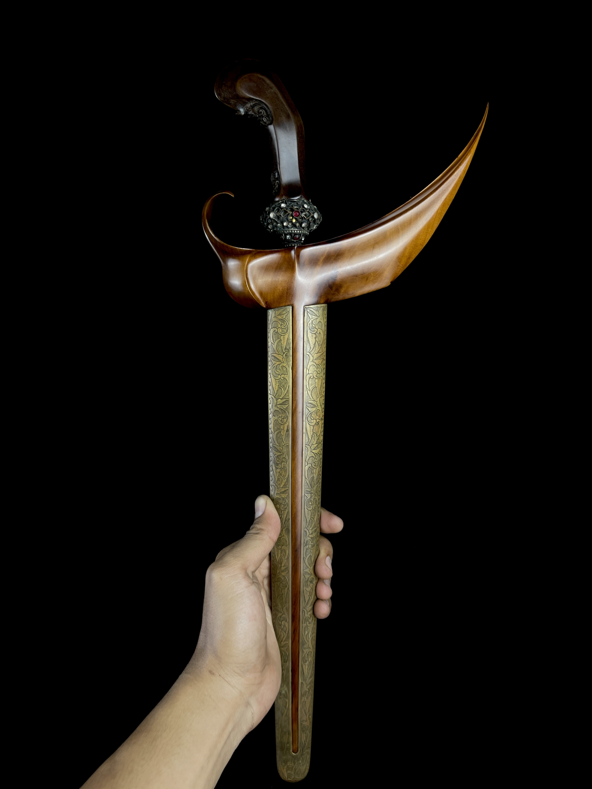 Keris Sengkelat Pamor Udan Mas Tundung Madiun