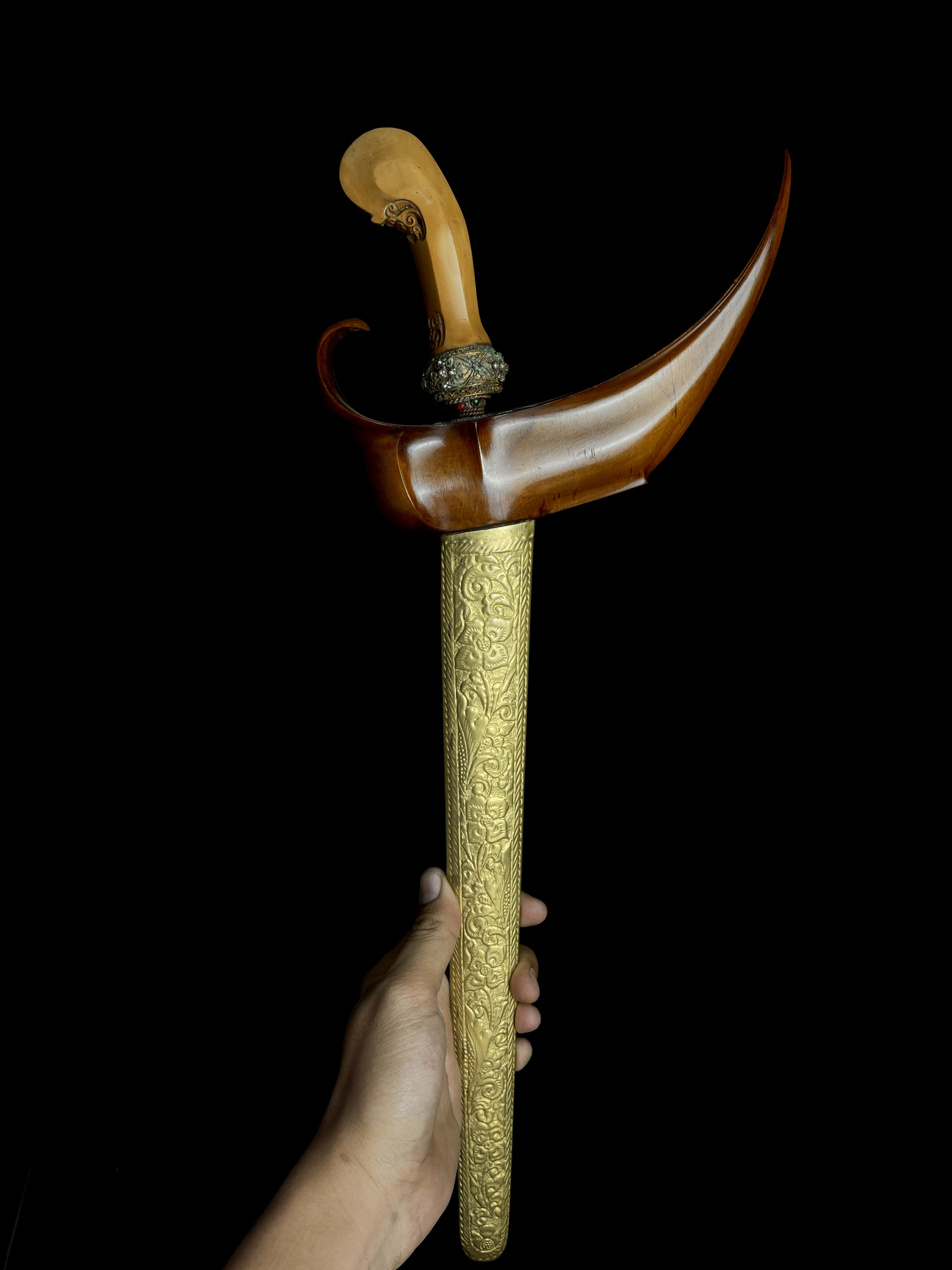 Keris Carang Soka Gonjo Iras Pamor Singkir