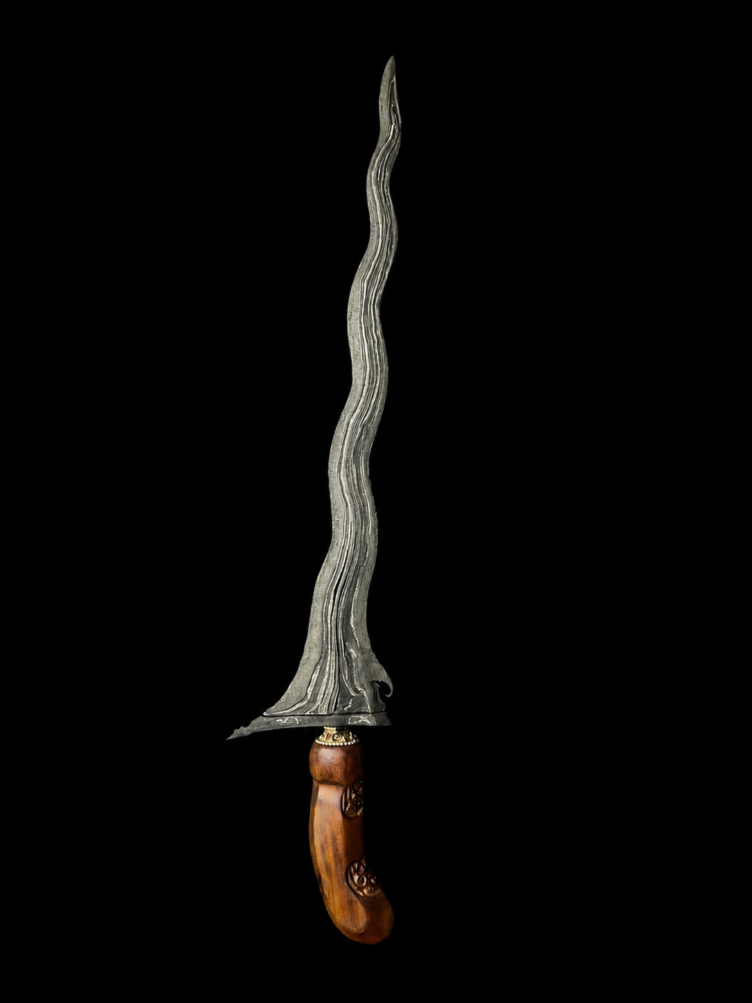 Keris Carang Soka Pamor Pandita Bala Pandita