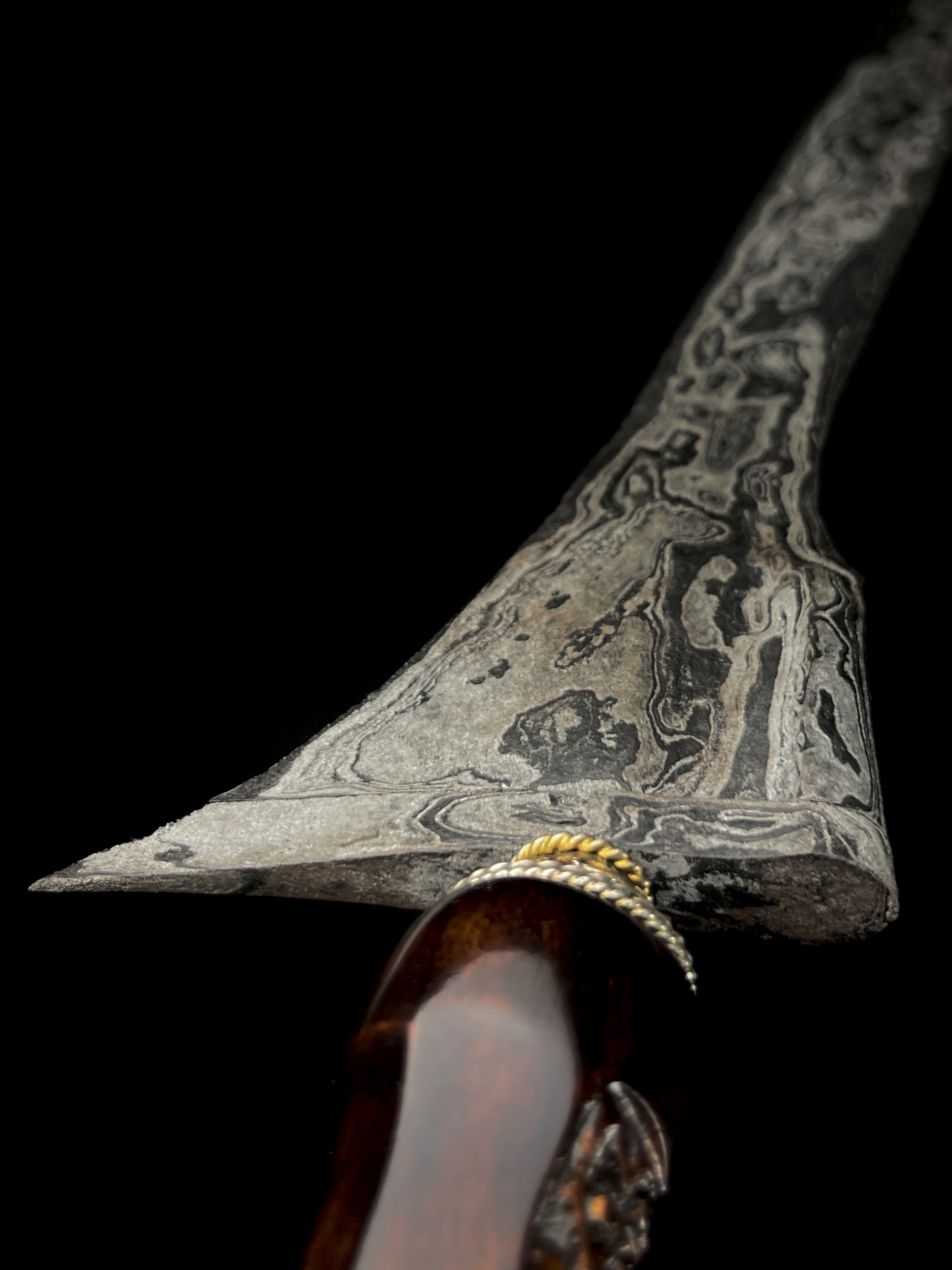 Keris Kebo Lajer Pamor Kulit Semangka