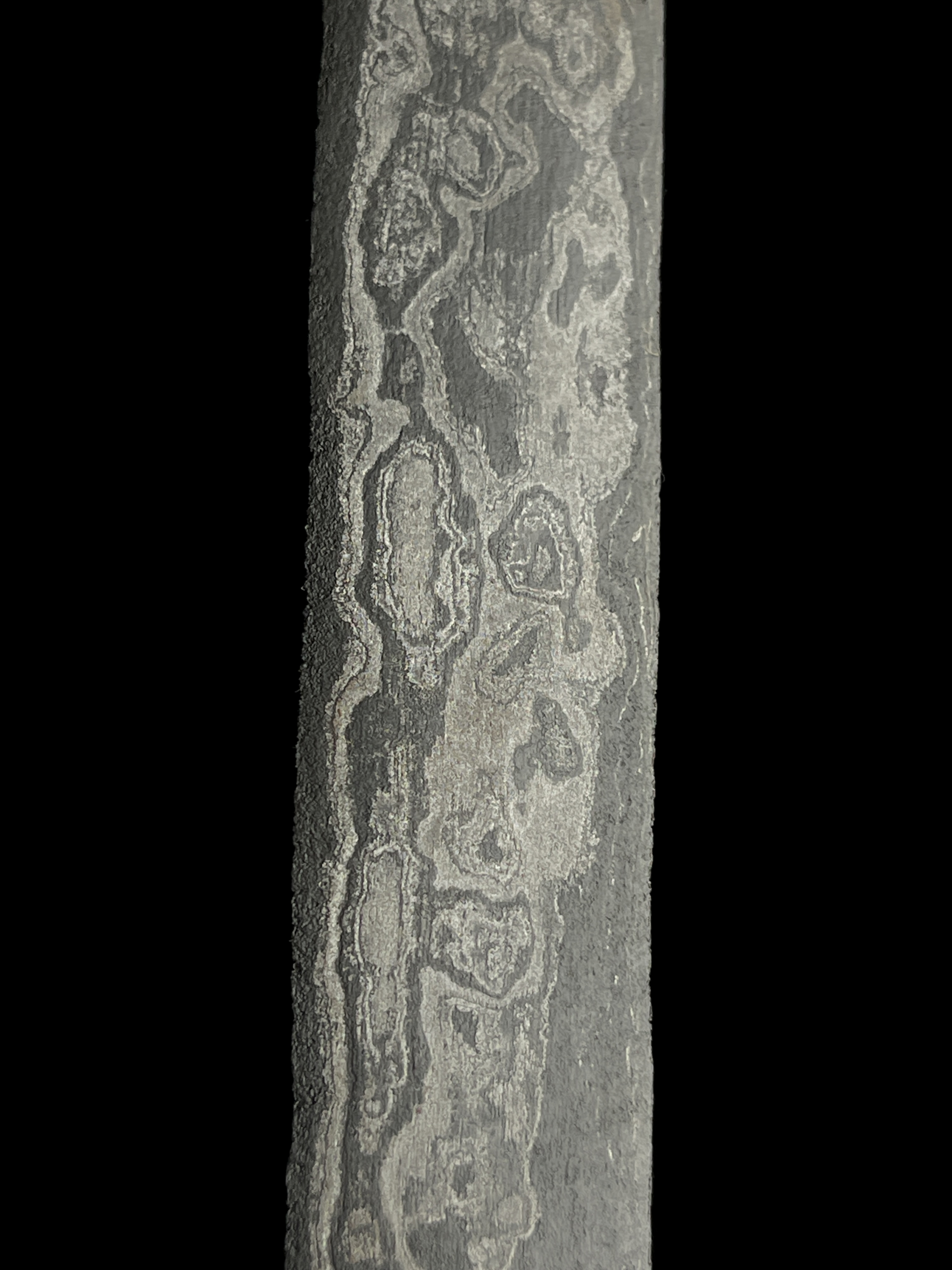 Keris Kebo Lajer Pamor Kulit Semangka