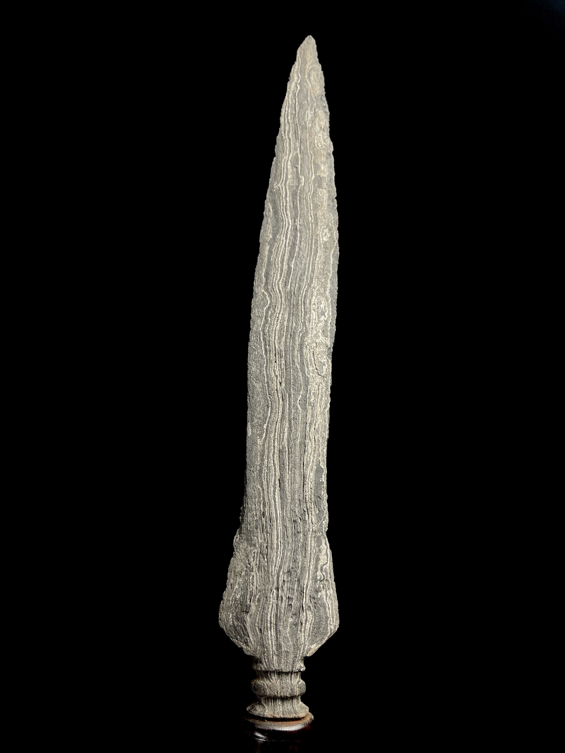 Tombak Biring Wadon Pamor Banyu Mili