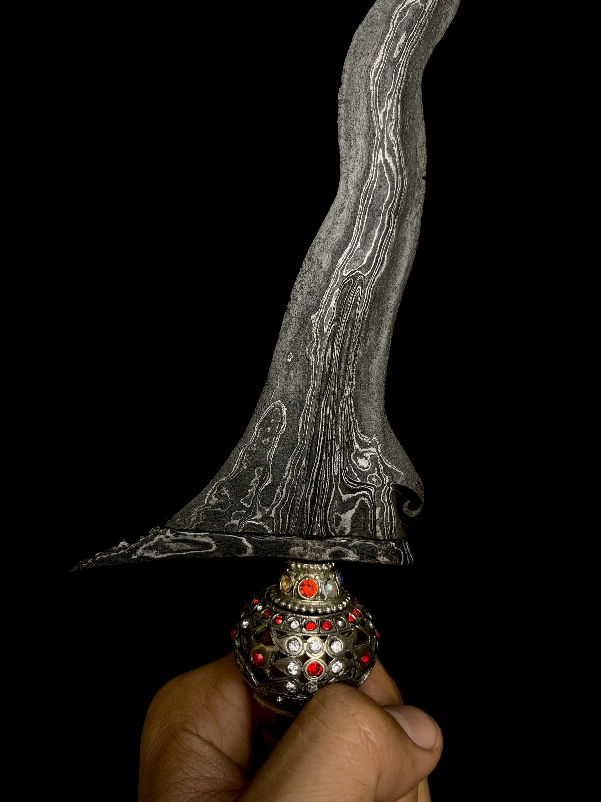 Keris Sengkelat Pamor Wos Wutah Tangguh Mataram