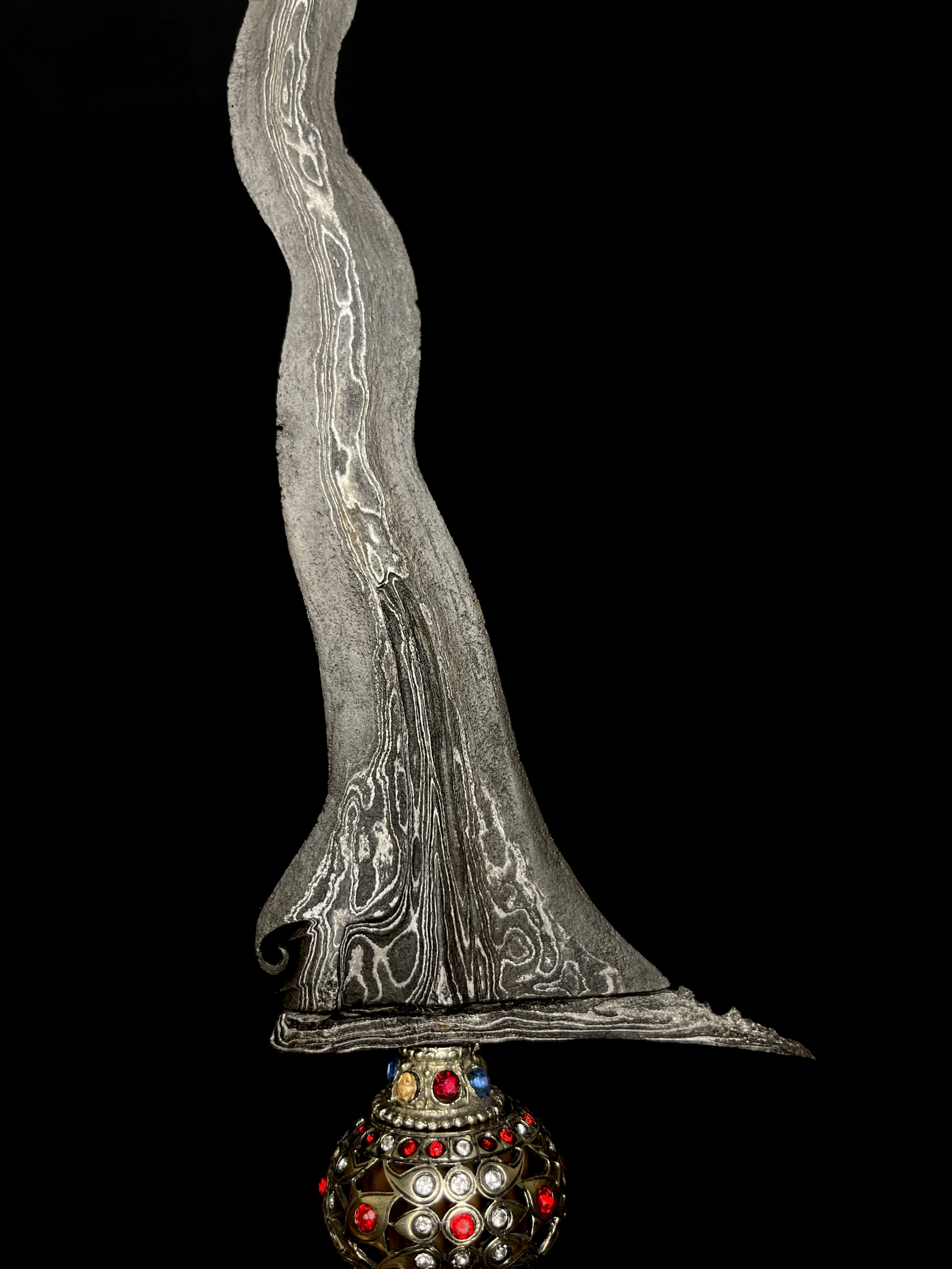 Keris Sengkelat Pamor Wos Wutah Tangguh Mataram