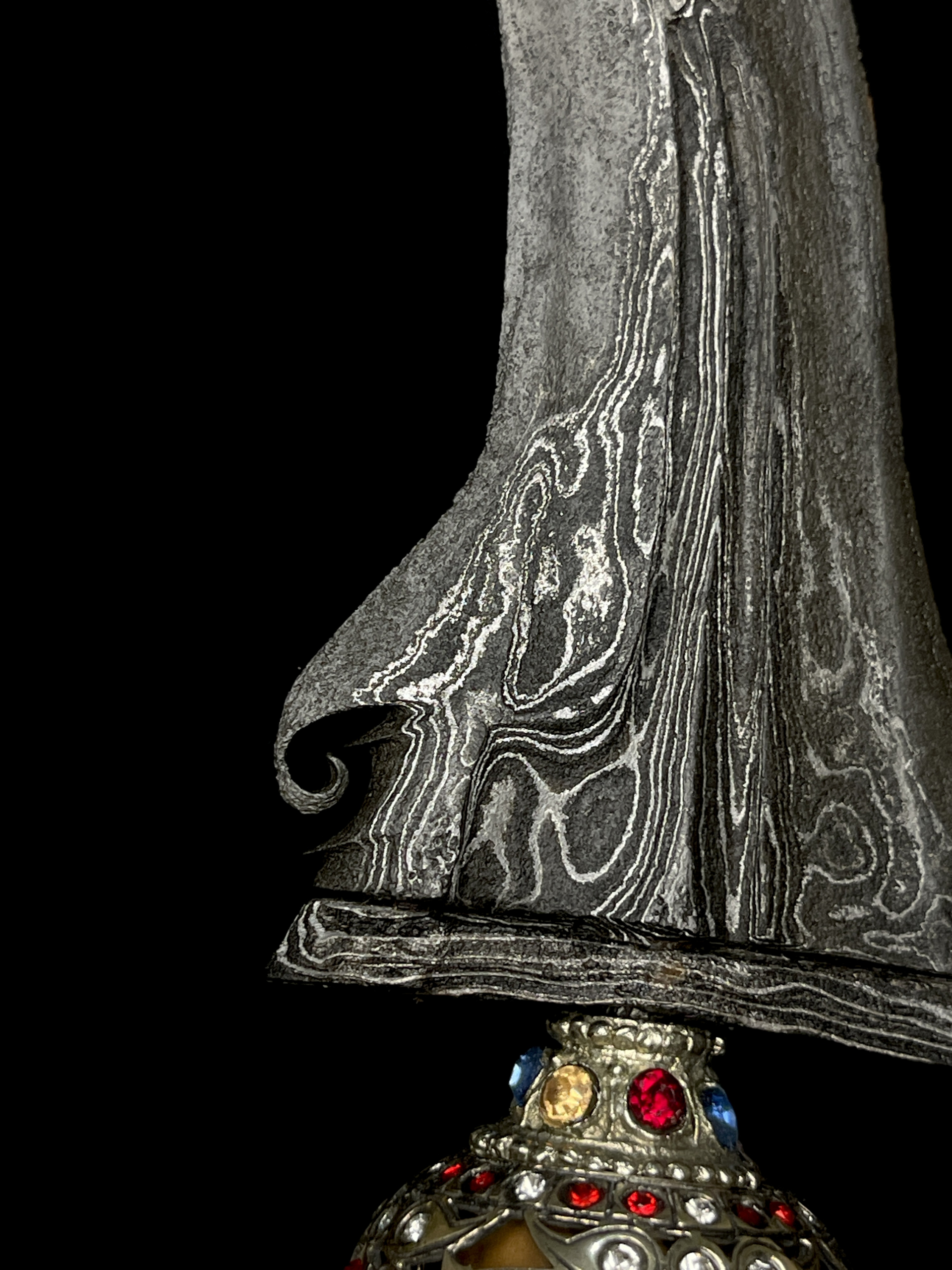 Keris Sengkelat Pamor Wos Wutah Tangguh Mataram