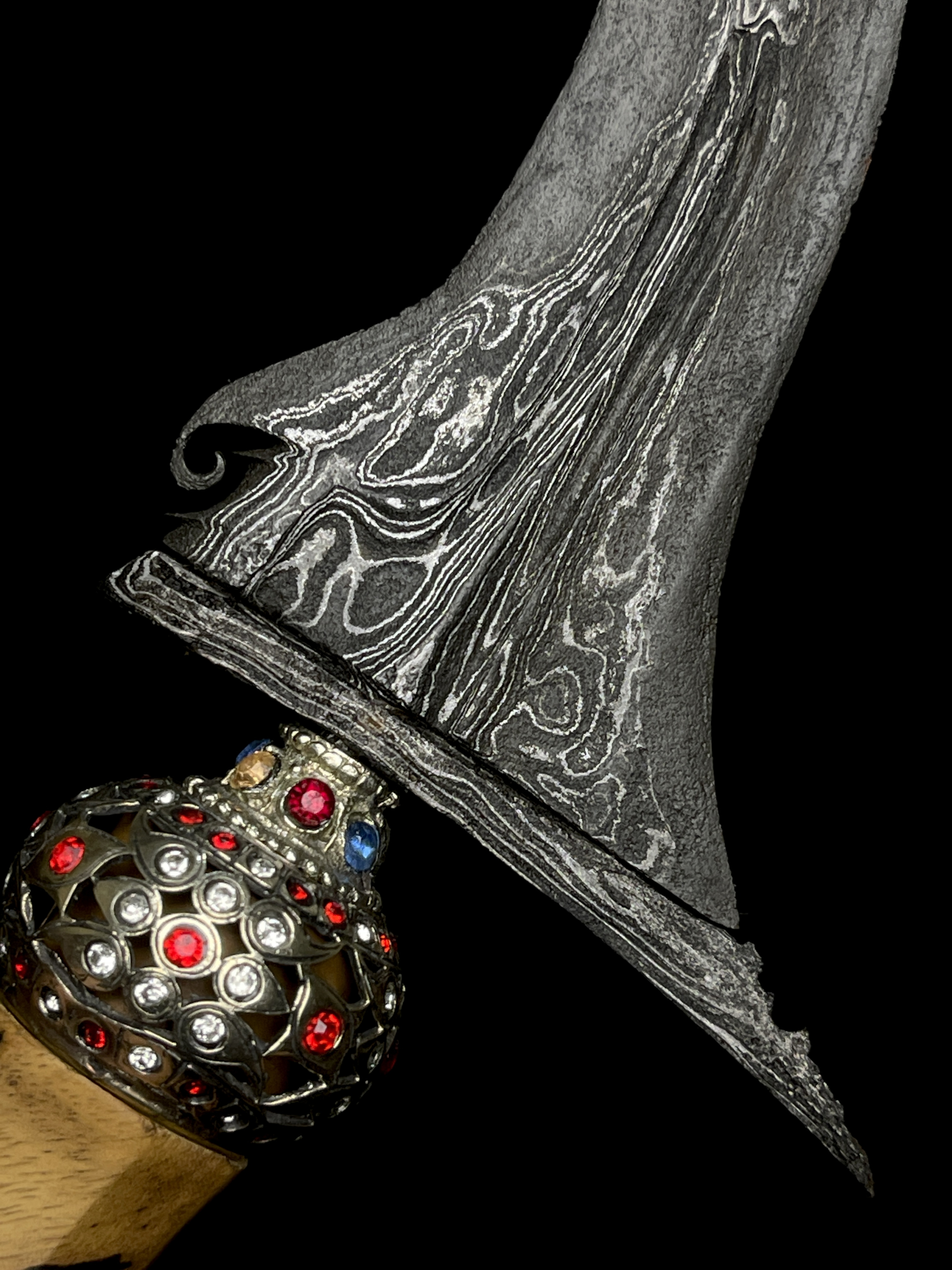Keris Sengkelat Pamor Wos Wutah Tangguh Mataram