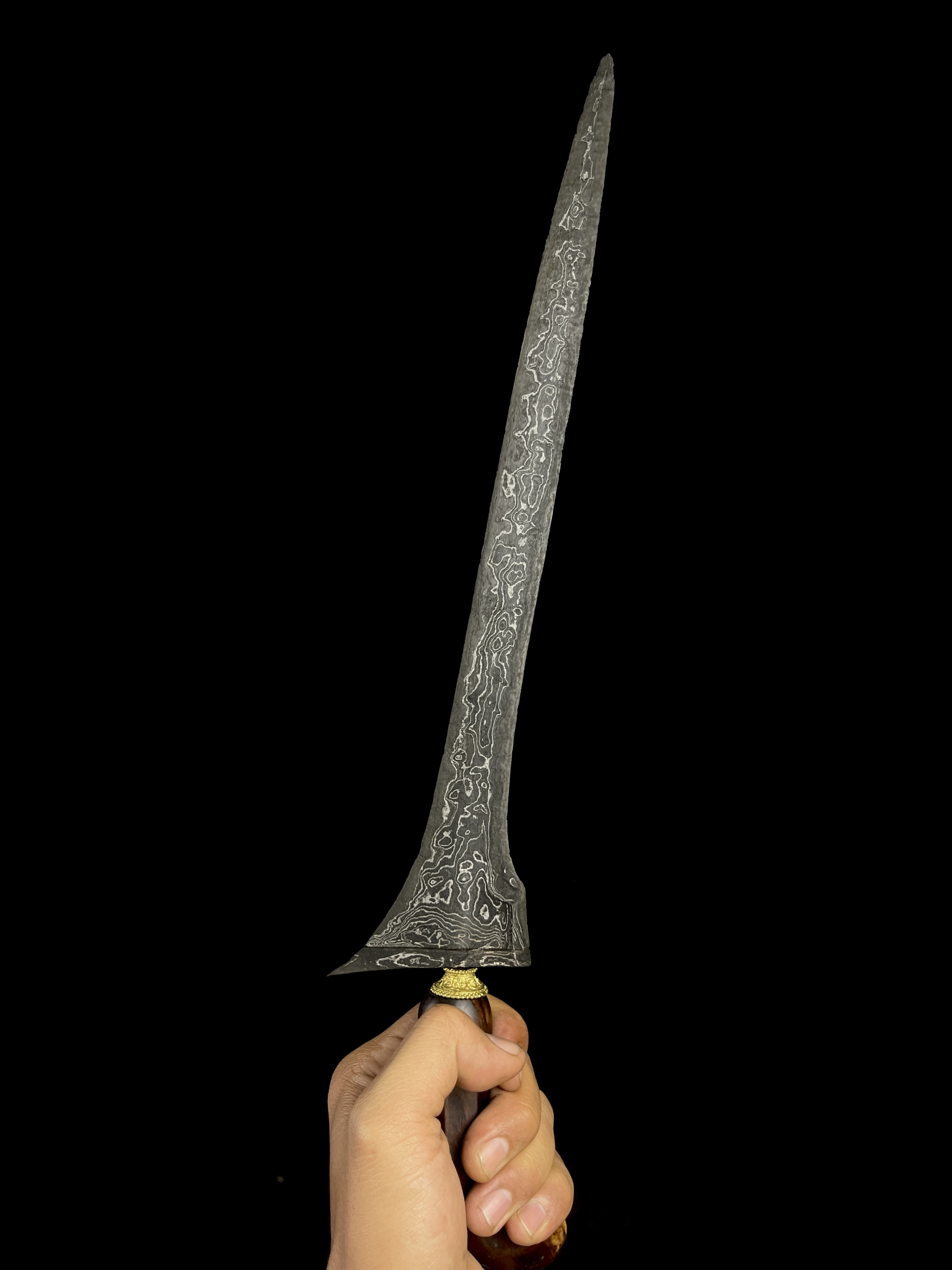 Keris Tilam Upih Pamor Udan Mas Tiban Sepuh