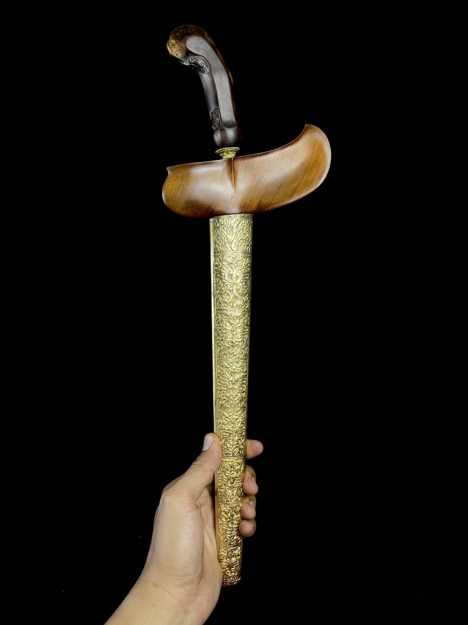 Keris Tilam Upih Pamor Udan Mas Tiban Sepuh
