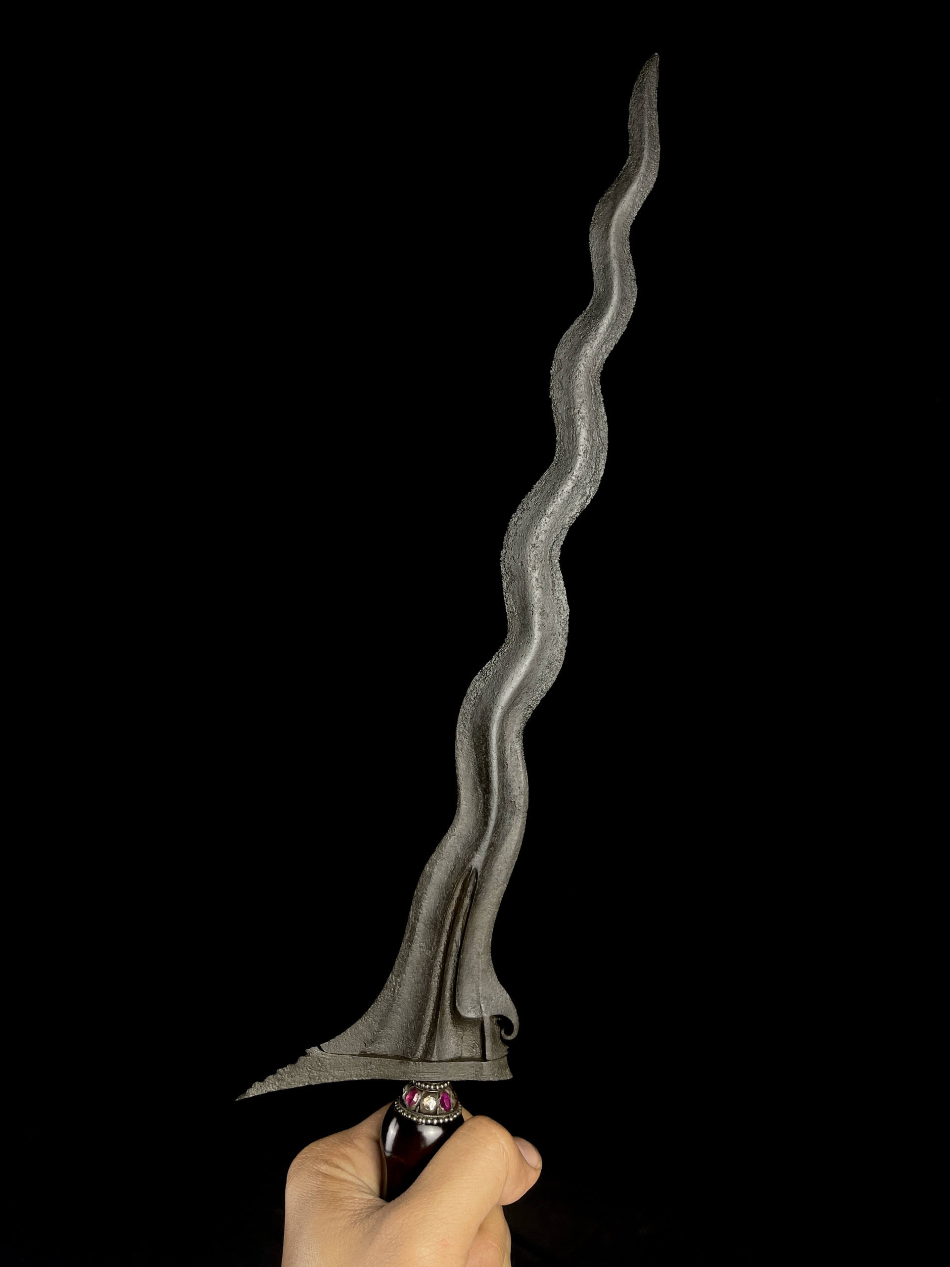 Keris Carita Keprabon Luk 11 Pamor Keleng