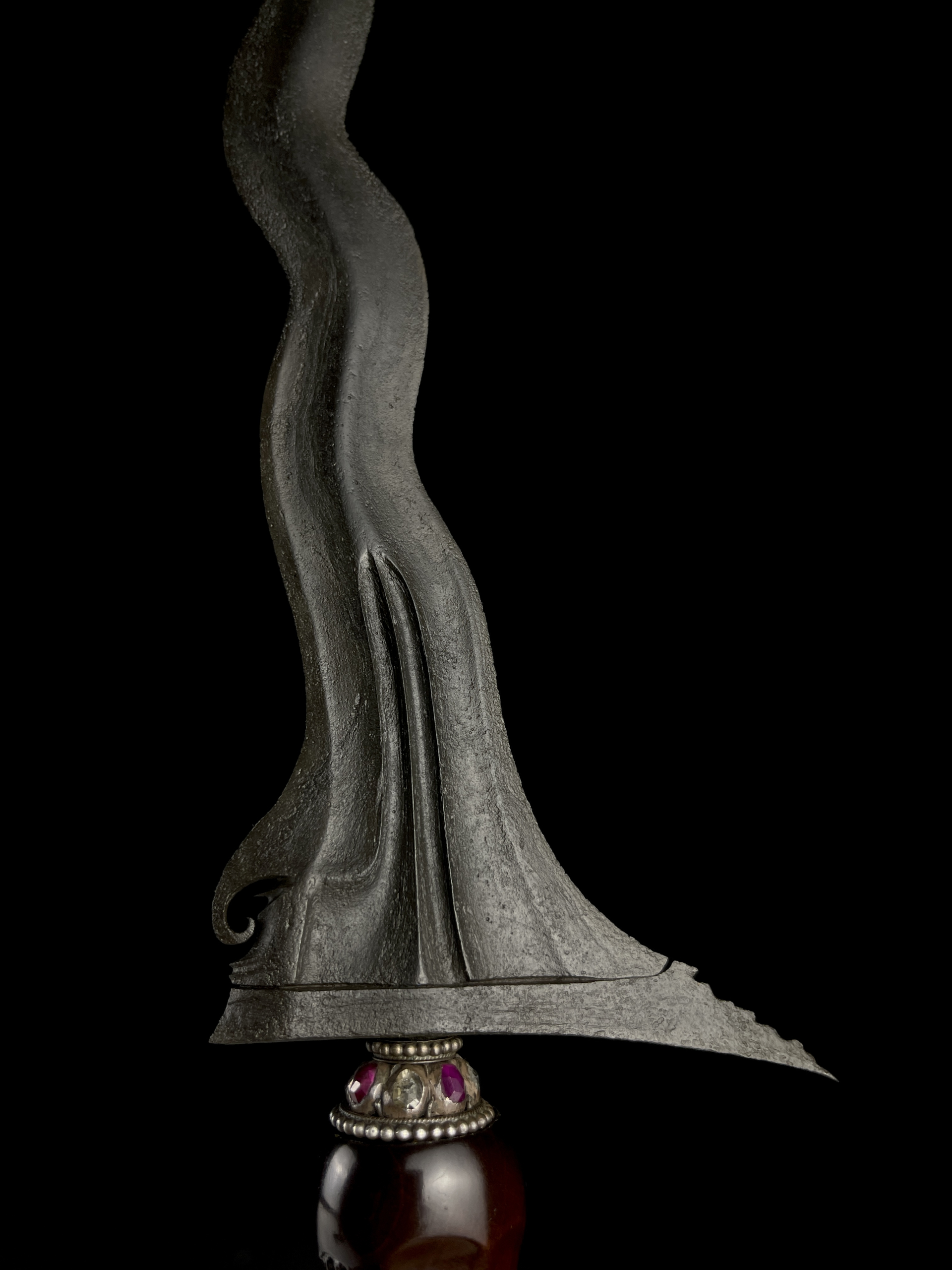 Keris Carita Keprabon Luk 11 Pamor Keleng