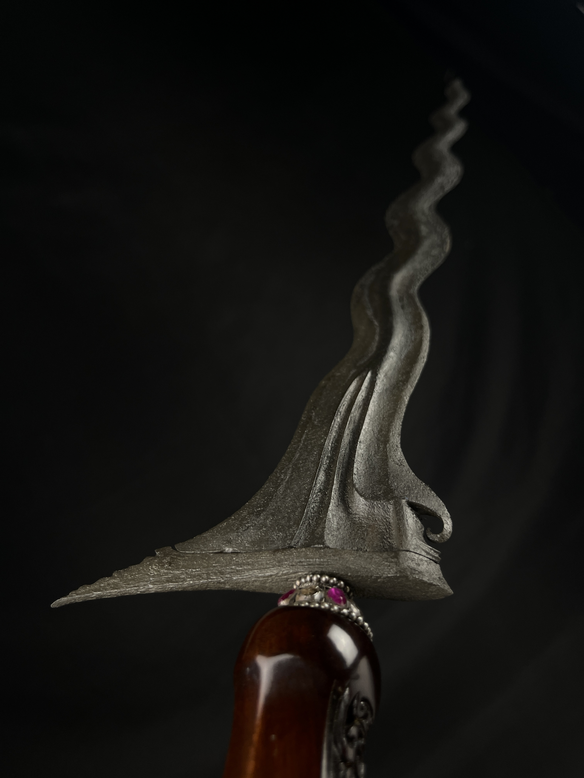 Keris Carita Keprabon Luk 11 Pamor Keleng
