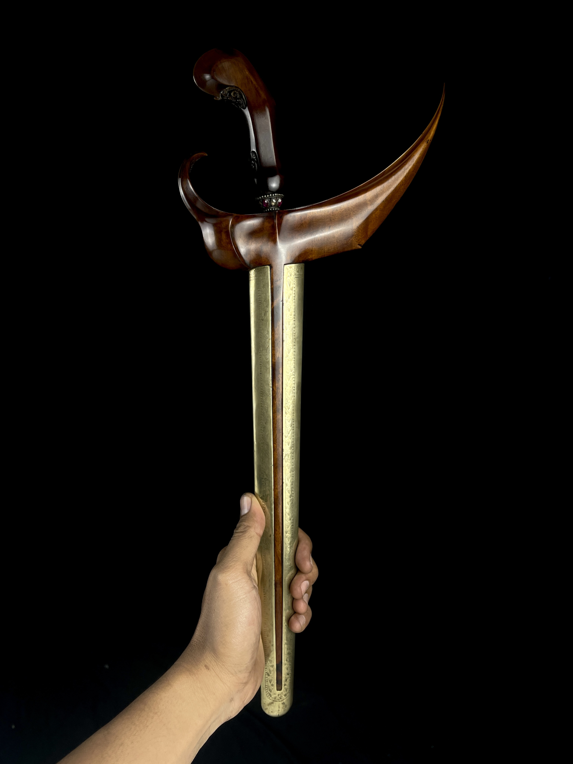 Keris Carita Keprabon Luk 11 Pamor Keleng