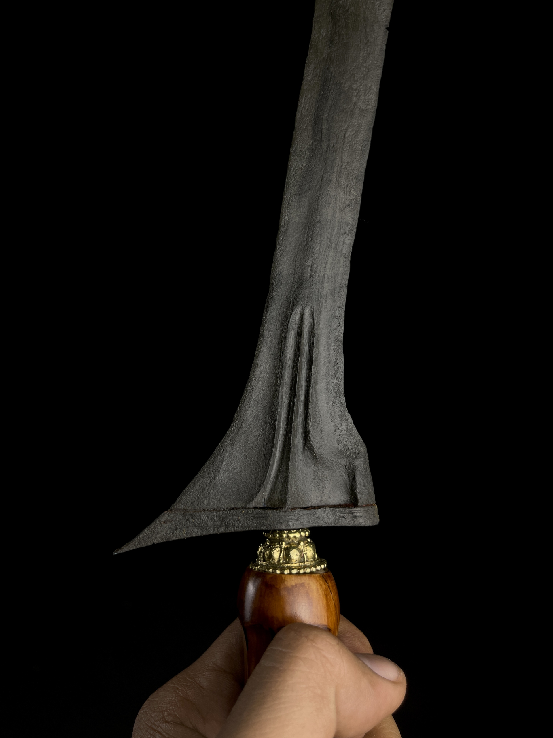 Keris Jalak Sangu Tumpeng Pamor Keleng