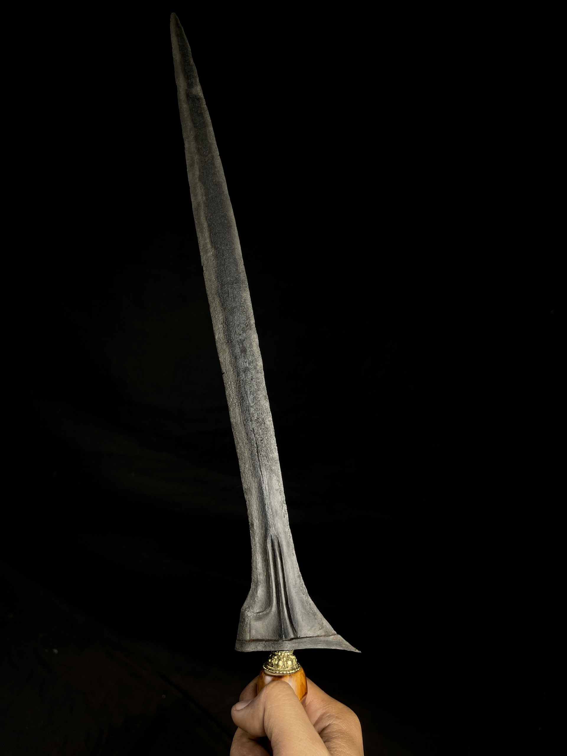Keris Jalak Sangu Tumpeng Pamor Keleng
