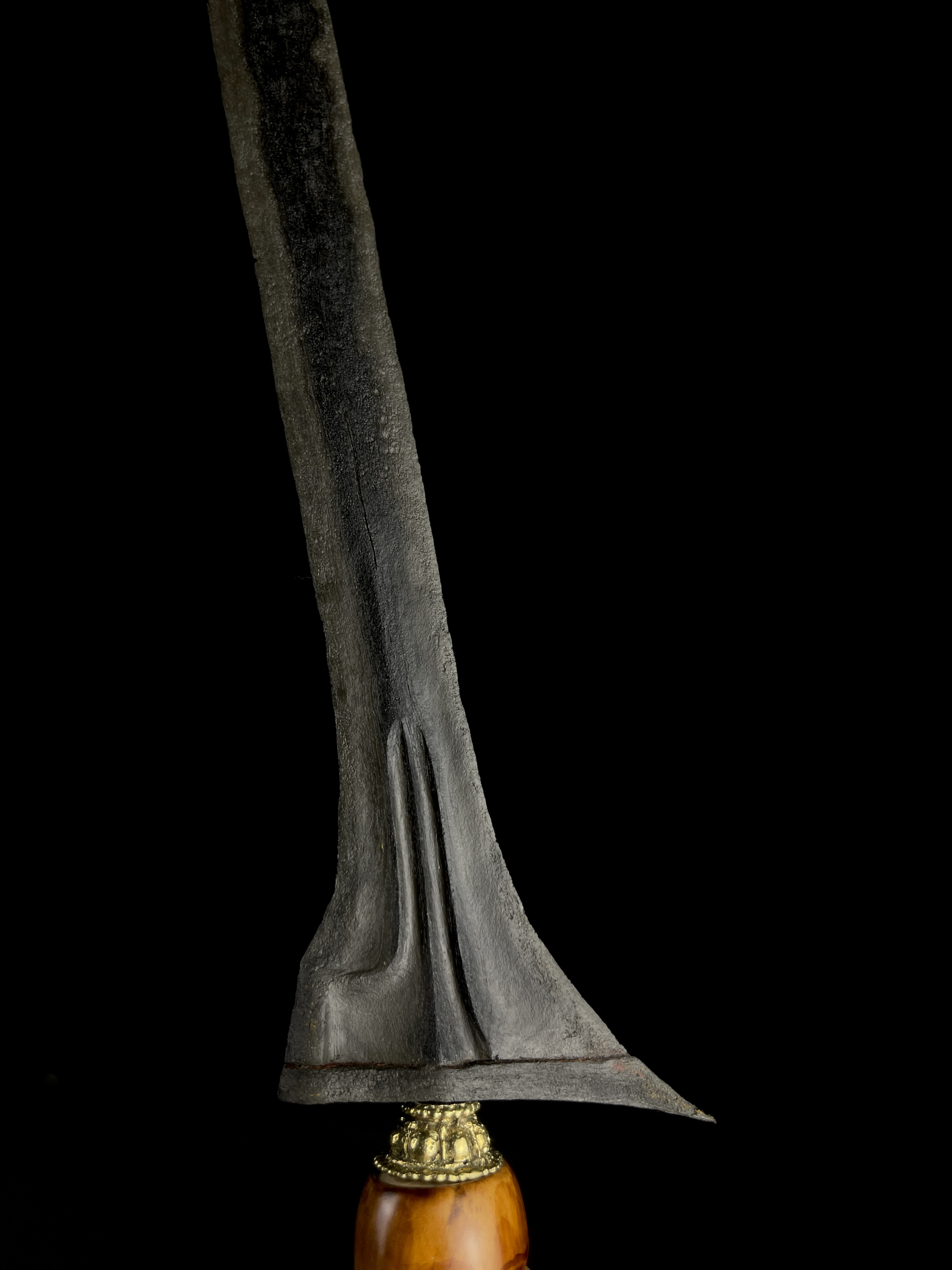 Keris Jalak Sangu Tumpeng Pamor Keleng
